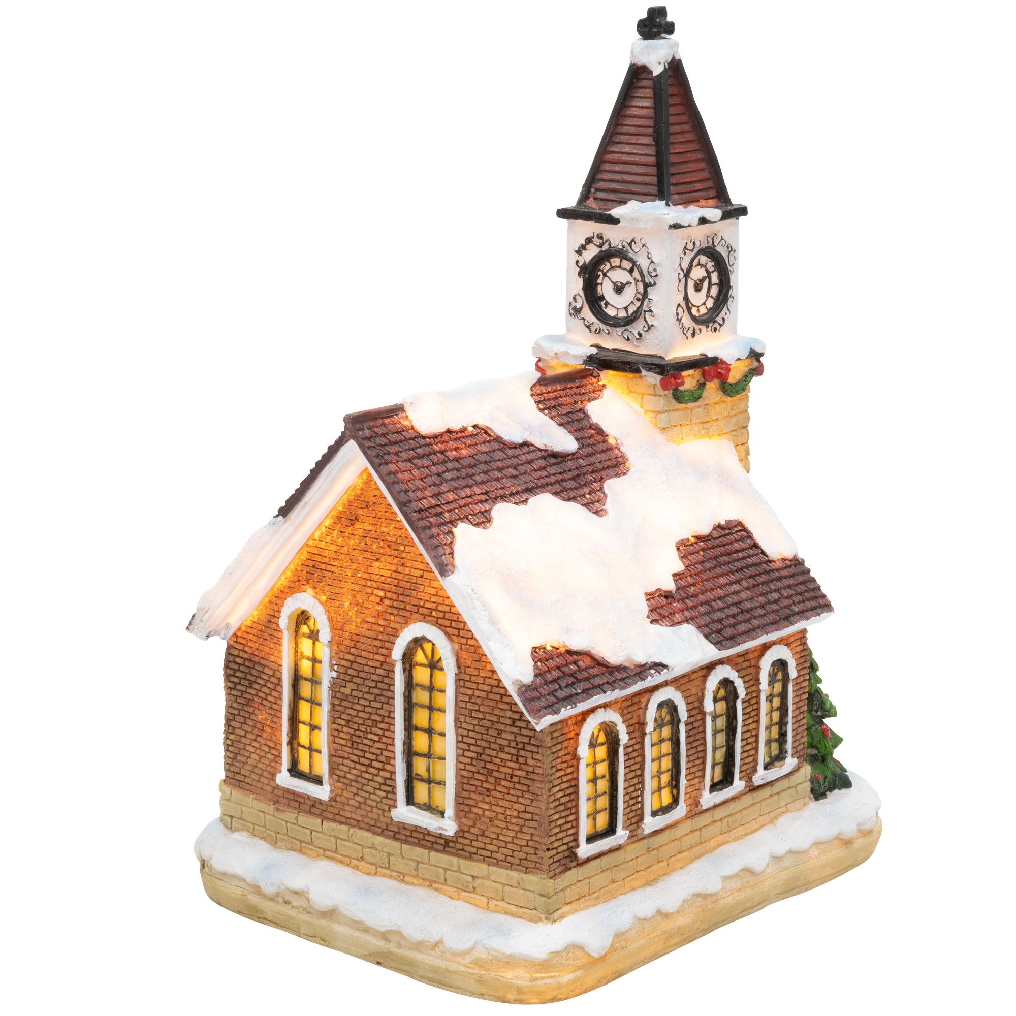 LED Christmas House & Clock Tower