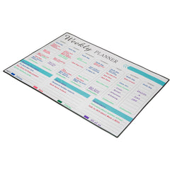 Weekly Planner Magnetic Whiteboard with 4 Pens & 1 Rubber