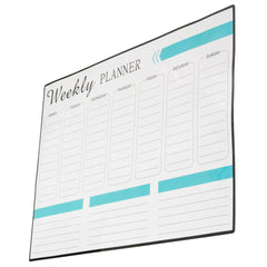 Weekly Planner Magnetic Whiteboard with 4 Pens & 1 Rubber