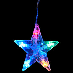 LED Multicolour Star Curtain Lights